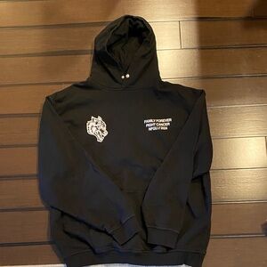 Darc Sport Black Hoodie with White Graphic